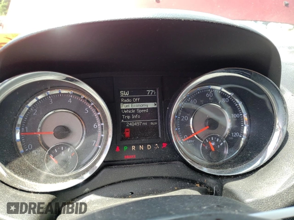 2014 Chrysler Town & Country Touring with VIN 2C4RC1BG0ER207287, listed as a Copart auction lot 55674045 with 248,497 mi miles and Clean Title. Bid and sale history available at DreamBid. Image 9.