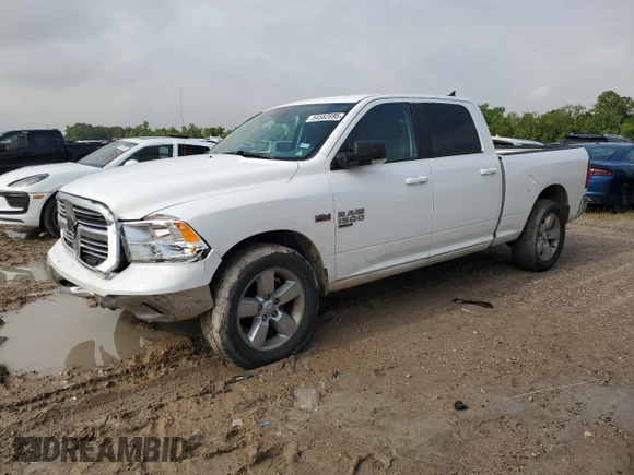 2019 Ram 1500 SLT with VIN 1C6RR6TT1KS600370, listed as a Copart auction lot 54582695 with 198,854 mi miles and Salvage title. Bid and sale history available at DreamBid. Image 1.