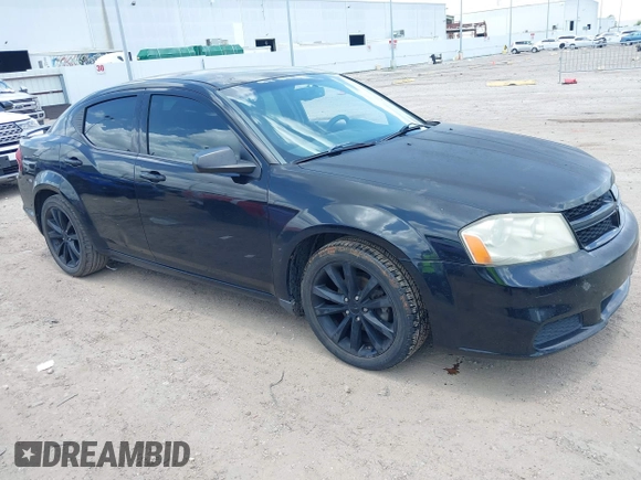 2014 Dodge Avenger SE with VIN 1C3CDZAG3EN104594, listed as a IAAI auction lot 42561392 with 129,208 mi miles and . Bid and sale history available at DreamBid. Image 1.