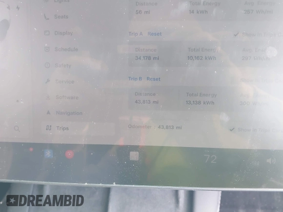 2023 Tesla Model Y Long Range with VIN 7SAYGDEE9PA026005, listed as a IAAI auction lot 41895223 with 43,813 mi miles and . Bid and sale history available at DreamBid. Image 15.