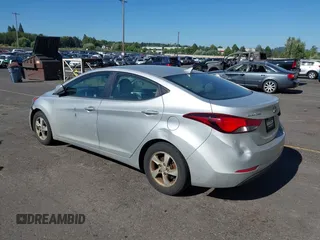 2015 Hyundai Elantra SE with VIN 5NPDH4AE0FH581281, listed as a IAAI auction lot 42762916 with 131,187 mi miles and . Bid and sale history available at DreamBid. Image 3.