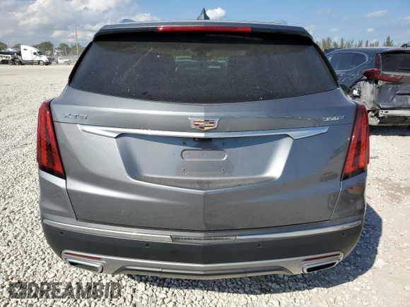 2021 Cadillac XT5 FWD Premium Luxury with VIN 1GYKNCR42MZ152066, listed as a Copart auction lot 44779085 with 11,529 mi miles and Salvage title. Bid and sale history available at DreamBid. Image 6.