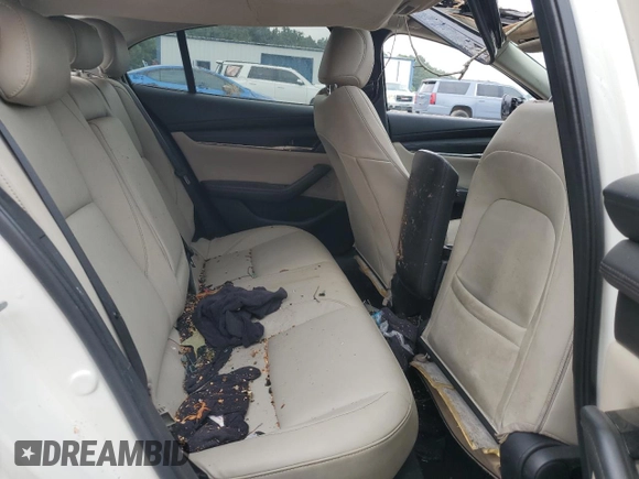 2023 Mazda 3 S Carbon Edition with VIN 3MZBPACM3PM354348, listed as a Copart auction lot 57083785 with 51,723 mi miles and Salvage title. Bid and sale history available at DreamBid. Image 10.