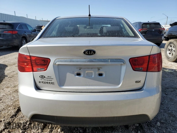 2010 Kia Forte EX with VIN KNAFU4A24A5208504, listed as a Copart auction lot 51950145 with 161,636 mi miles and Salvage Title. Bid and sale history available at carsss.com. Image 6.