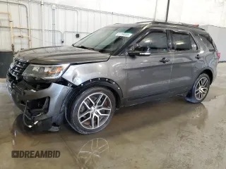 2017 Ford Explorer Sport z VIN 1FM5K8GT4HGC28614, wystawiony jako Copart lot #57759305 z przebiegiem 126 587 mil mil oraz Szkoda całkowita • Salvage title. Historia ofert i sprzedaży dostępna na DreamBid. Obrazek 1.