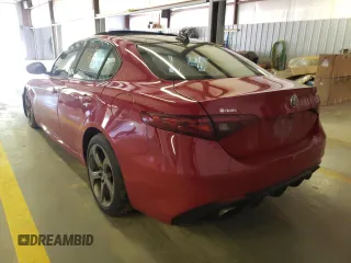 2018 Alfa Romeo Giulia with VIN ZARFAEBN9J7591876, listed as a Copart auction lot 50861772 with 0 mi miles. Bid and sale history available at carsss.com. Image 3.