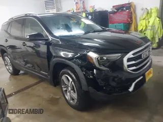 2018 GMC Terrain SLT with VIN 3GKALVEV9JL269507, listed as a IAAI auction lot 41718138 with 96,114 mi miles. Bid and sale history available at carsss.com. Image 1.