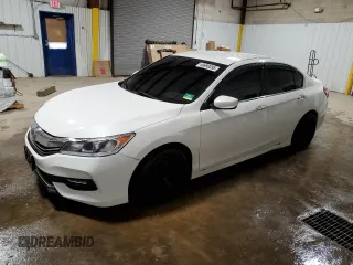 2016 Honda Accord Sport с VIN 1HGCR2F53GA050818, выставлен на аукционе Copart как лот 49690095 с пробегом 85 959 миль миль и Списание • Salvage title. История ставок и продаж доступна на DreamBid. Изображение 1.