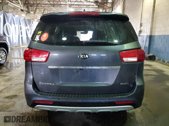 2016 Kia Sedona SX-L with VIN KNDME5C10G6171536, listed as a Copart auction lot 48793225 with 154,990 mi miles and Clean Title. Bid and sale history available at carsss.com. Image 6.