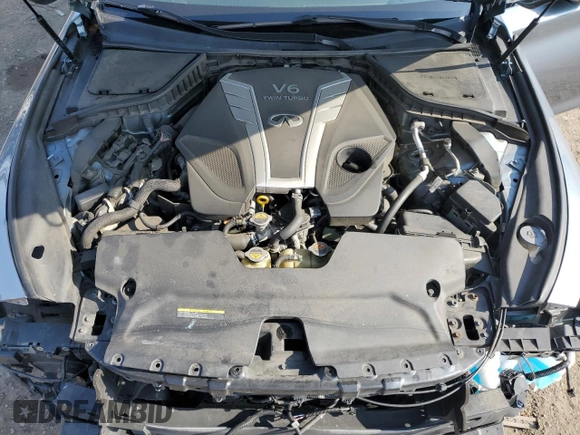 2017 Infiniti Q50 3.0t Premium with VIN JN1EV7ARXHM839092, listed as a Copart auction lot 47545185 with 79,226 mi miles and Salvage Title. Bid and sale history available at carsss.com. Image 11.