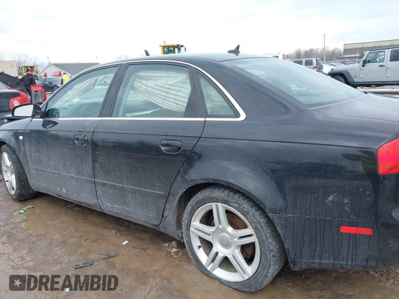 2007 Audi A4 2.0T with VIN WAUDF98E37A025495, listed as a IAAI auction lot 41636086 with 182,248 mi miles. Bid and sale history available at carsss.com. Image 15.