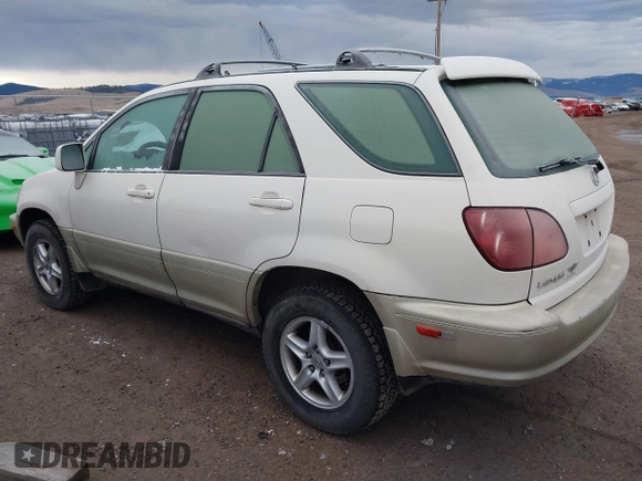 1999 Lexus RX 300 Luxury SUV with VIN JT6HF10U3X0033392, listed as a IAAI auction lot 41165188 with 233,343 mi miles. Bid and sale history available at carsss.com. Image 3.