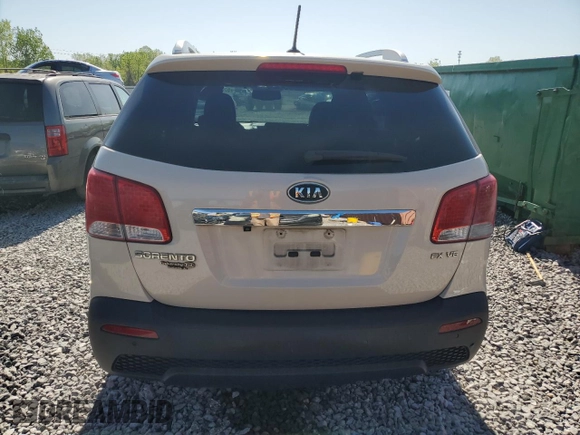 2011 Kia Sorento EX with VIN 5XYKU4A29BG116105, listed as a Copart auction lot 52570045 with 268,549 mi miles and Salvage Title. Bid and sale history available at carsss.com. Image 6.