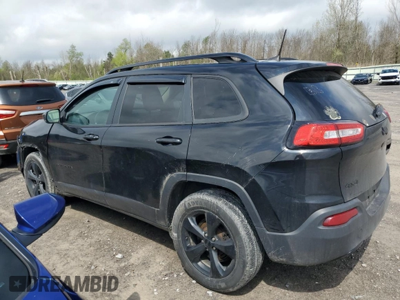 2017 Jeep Cherokee Limited with VIN 1C4PJMDBXHW569154, listed as a Copart auction lot 55126605 with 129,201 mi miles and Salvage Title. Bid and sale history available at DreamBid. Image 2.