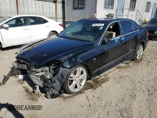 2012 Mercedes-Benz E 350 Luxury with VIN WDDHF5KB8CA538009, listed as a Copart auction lot 56511815 with 110,387 mi miles and Salvage title. Bid and sale history available at DreamBid. Image 1.
