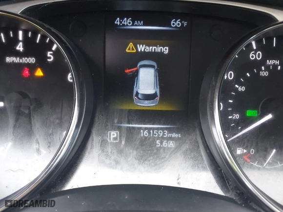 2016 Nissan Rogue SV with VIN KNMAT2MT0GP629254, listed as a IAAI auction lot 41535087 with 161,593 mi miles. Bid and sale history available at carsss.com. Image 15.