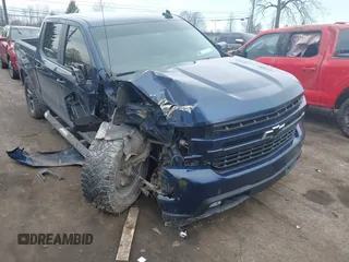 2019 Chevrolet Silverado 1500 RST with VIN 1GCUYEED5KZ216511, listed as a IAAI auction lot 42020392 with 70,798 mi miles and . Bid and sale history available at DreamBid. Image 1.