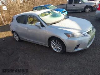 2015 Lexus CT 200h Hybrid with VIN JTHKD5BH8F2242155, listed as a IAAI auction lot 41779639 with 143,922 mi miles. Bid and sale history available at carsss.com. Image 1.