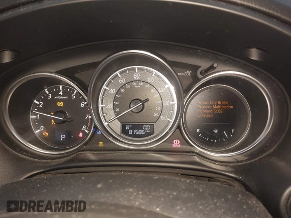 2016 Mazda CX-5 Grand Touring with VIN JM3KE4DY6G0740347, listed as a IAAI auction lot 41101437 with 81,586 mi miles. Bid and sale history available at carsss.com. Image 7.
