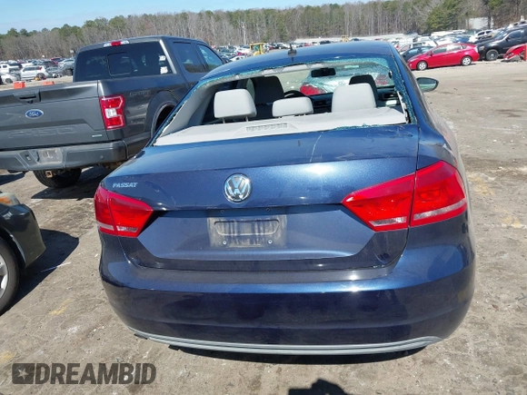 2012 Volkswagen Passat S with VIN 1VWAP7A39CC100079, listed as a IAAI auction lot 41653045 with 268,353 mi miles and . Bid and sale history available at DreamBid. Image 16.