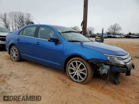 2012 Ford Fusion SE with VIN 3FAHP0HA0CR267533, listed as a Copart auction lot 45950695 with 141,866 mi miles and Salvage Title. Bid and sale history available at carsss.com. Image 4.