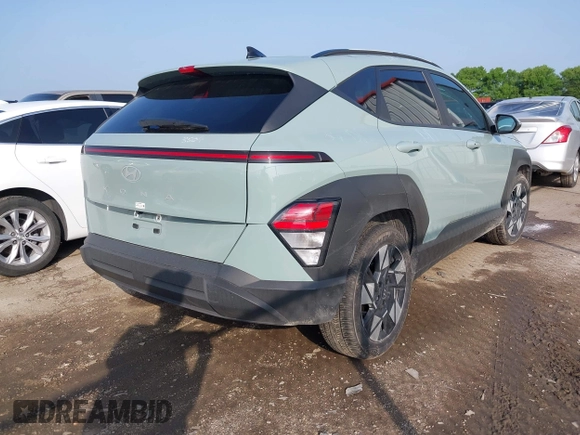 2025 Hyundai Kona SEL with VIN KM8HB3AB4SU192285, listed as a IAAI auction lot 41920239 with 12,211 mi miles. Bid and sale history available at carsss.com. Image 4.