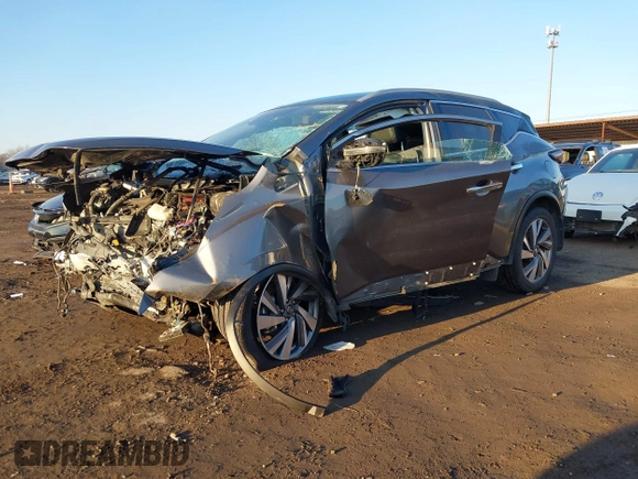 2021 Nissan Murano SL with VIN 5N1AZ2CS2MC118747, listed as a IAAI auction lot 38669107 with Not Provided miles and . Bid and sale history available at DreamBid. Image 2.