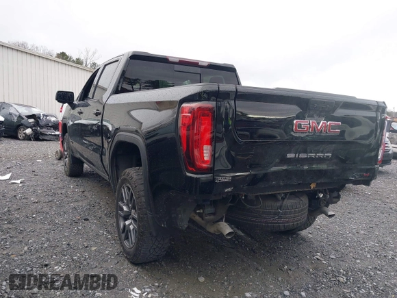 2022 GMC Sierra 1500 AT4 with VIN 1GTU9EET8NZ176059, listed as a IAAI auction lot 41250922 with 28,528 mi miles. Bid and sale history available at carsss.com. Image 3.