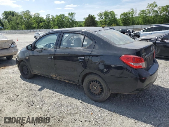 2017 Mitsubishi Mirage ES with VIN ML32F3FJ3HHF05462, listed as a Copart auction lot 53980475 with 116,548 mi miles and Salvage title. Bid and sale history available at DreamBid. Image 2.