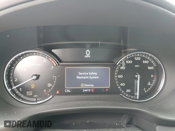 2021 Cadillac XT4 FWD Sport with VIN 1GYFZER49MF082391, listed as a Copart auction lot 56256804 with 24,415 mi miles and Salvage Title. Bid and sale history available at DreamBid. Image 9.