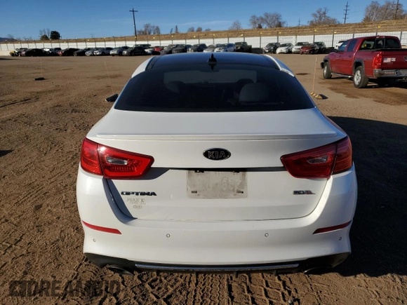 2015 Kia Optima SXL Turbo with VIN 5XXGR4A62FG516365, listed as a Copart auction lot 47615985 with 133,789 mi miles and Salvage Title. Bid and sale history available at DreamBid. Image 6.
