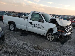 2006 Chevrolet Silverado 1500 LS with VIN 1GCEC14V16Z136196, listed as a Copart auction lot 85594324 with 0 mi miles and Salvage Title. Bid and sale history available at carsss.com. Image 4.