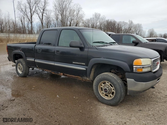 2002 GMC Sierra 2500HD SLE with VIN 1GTHK23U62F243433, listed as a Copart auction lot 50989755 with 206,989 mi miles and Clean Title. Bid and sale history available at carsss.com. Image 4.