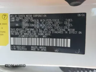 2007 Lexus RX 400h z VIN JTJGW31U172001380, wystawiony jako Copart lot #49689255 z przebiegiem 193 823 mil mil oraz Szkody całkowita. Historia ofert i sprzedaży dostępna na DreamBid. Obrazek 15.