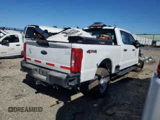 2024 Ford Super Duty F-250 SRW XL with VIN 1FT7W2BA1REC60180, listed as a Copart auction lot 74776124 with 0 mi miles and Salvage Title. Bid and sale history available at carsss.com. Image 3.