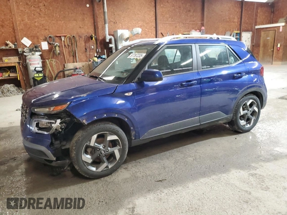 2022 Hyundai Venue Limited z VIN KMHRC8A37NU187089, wystawiony jako Copart lot #57787235 z przebiegiem 47 323 mil mil oraz Szkoda całkowita • Salvage title. Historia ofert i sprzedaży dostępna na DreamBid. Obrazek 1.