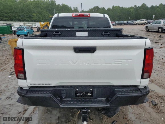 2023 Chevrolet Colorado 4WD Work Truck with VIN 1GCPTBEK5P1250771, listed as a Copart auction lot 66151624 with 14,258 mi miles and Salvage Title. Bid and sale history available at carsss.com. Image 6.