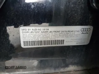 2008 Audi A6 with VIN WAUDH74F08N180187, listed as a Copart auction lot 86252154 with 205,370 mi miles and Clean Title. Bid and sale history available at carsss.com. Image 12.