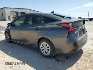 2019 Toyota Prius L Eco with VIN JTDKARFU0K3074279, listed as a Copart auction lot 50806805 with 55,496 mi miles and Salvage Title. Bid and sale history available at carsss.com. Image 2.