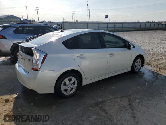 2010 Toyota Prius II with VIN JTDKN3DU7A1267706, listed as a Copart auction lot 50698735 with 157,582 mi miles and Salvage Title. Bid and sale history available at carsss.com. Image 3.