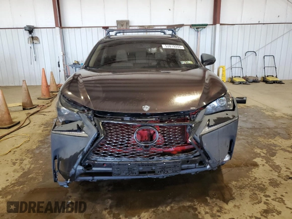 2015 Lexus NX 200t z VIN JTJBARBZ9F2016794, wystawiony jako Copart lot #53819205 z przebiegiem 100 261 mil mil oraz Szkoda całkowita • Salvage title. Historia ofert i sprzedaży dostępna na DreamBid. Obrazek 5.