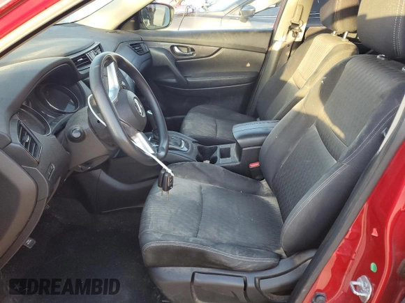 2017 Nissan Rogue SL with VIN JN8AT2MT1HW396416, listed as a Copart auction lot 53287455 with 142,360 mi miles and Salvage title. Bid and sale history available at DreamBid. Image 7.