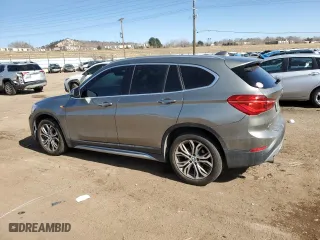 2019 BMW X1 xDrive28i with VIN WBXHT3C55K5L35265, listed as a Copart auction lot 45974295 with 84,541 mi miles and Salvage Title. Bid and sale history available at carsss.com. Image 2.