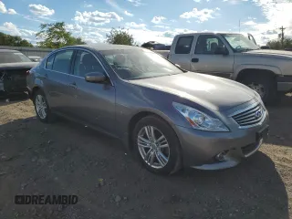 2015 Infiniti Q40 with VIN JN1CV6AR4FM524142, listed as a Copart auction lot 74427954 with 94,995 mi miles and Salvage Title. Bid and sale history available at carsss.com. Image 4.