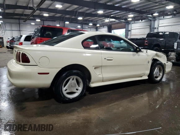 1996 Ford Mustang with VIN 1FALP4045TF168100, listed as a Copart auction lot 60464845 with 116,702 mi miles and Salvage title. Bid and sale history available at DreamBid. Image 3.