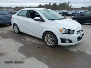 2013 Chevrolet Sonic LT with VIN 1G1JC5SH9D4175298, listed as a IAAI auction lot 41994871 with 150,832 mi miles. Bid and sale history available at carsss.com. Image 1.