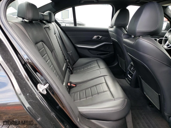 2020 BMW 3 Series 330i xDrive with VIN WBA5R7C0XLFH54654, listed as a Copart auction lot 43041405 with 37,766 mi miles and Salvage Title. Bid and sale history available at carsss.com. Image 10.