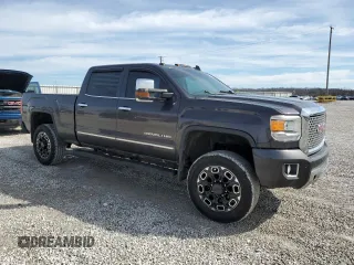 2015 GMC Sierra 2500HD available WiFi Denali with VIN 1GT120E84FF535352, listed as a Copart auction lot 46753315 with 155,369 mi miles and Salvage Title. Bid and sale history available at carsss.com. Image 4.