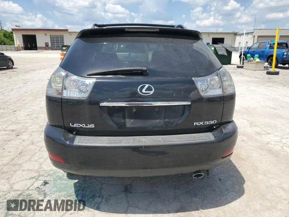 2005 Lexus RX 330 z VIN 2T2HA31U65C085390, wystawiony jako Copart lot #63761665 z przebiegiem Nie podano mil oraz Czysty tytuł • Clean title. Historia ofert i sprzedaży dostępna na DreamBid. Obrazek 6.