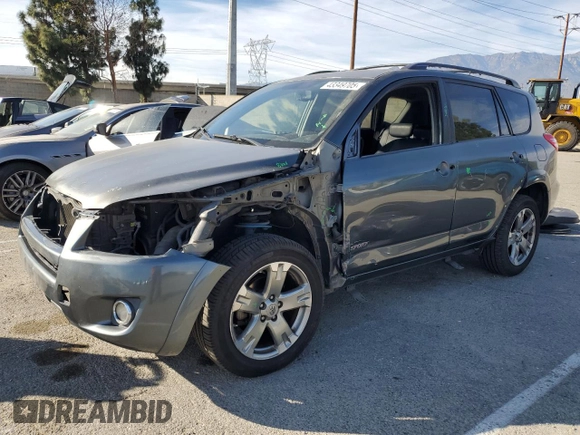 2010 Toyota RAV4 Sport with VIN JTMWK4DV8A5026867, listed as a Copart auction lot 43349705 with 189,493 mi miles and Salvage title. Bid and sale history available at DreamBid. Image 1.